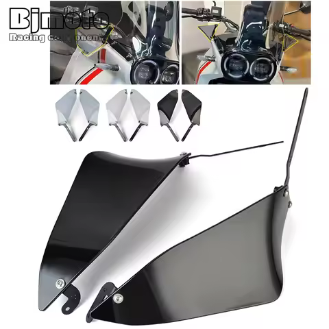 Motorcycle Side Windshield Windscreen Panel Wind Deflector For Ducati Desert X DesertX Desert-X 2022