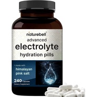 Advanced Electrolyte Pills, 240 Capsules | Salt Pills with Electrolytes for Fasting Hydrating | Made