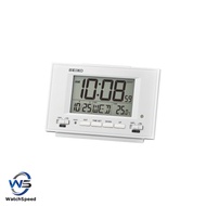 Seiko QHL075W QHL075WL LCD Digital Thermometer Alarm Clock
