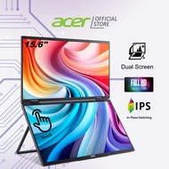 [New Launch Portable Dual Display Monitor] Acer PD163Q T 2x 15.6" FHD IPS Type-C Portable Dual Touch