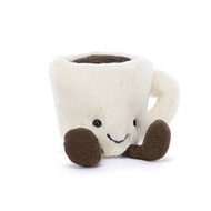 英國正品 Jellycat 可愛小咖啡杯毛公仔 Amuseables Coffee Espresso Cup Soft Toy 生日禮物畢業禮物初生嬰兒禮物情人節禮物新年禮物 絕版 特濃美式