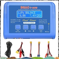 Lipo Battery Charger Lipo Charger Balancer Smart Digital Charger for 1S-6S LiPo Life Li-Ion 1-15S Ni