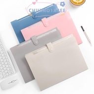 CHIHIRO1X3EE Document Storage Folder,|Color A4 Organ Folder, Fashion PP 12 Grid Classification Folde