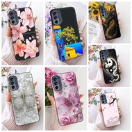 Phone Case Moto G62 5G Cover Silicone Cute Cat Fashion Funny Painted Casing Motorola Moto G62 5G