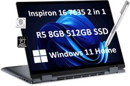 Dell Inspiron 16 7635 7630 2-in-1 Laptop (16" FHD+ Touchscreen, AMD Ryzen 5 7530U, 8GB RAM, 512GB SS