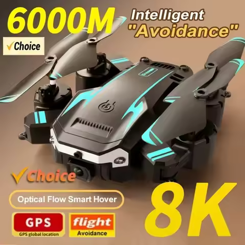 G6 Pro Drone 8K Dual-Camera Long Battery Life| 5G GPS Foldable | 360° Obstacle Avoidance | 5KM Long 