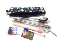 大食怪環保收納袋-可愛貓(藍色)