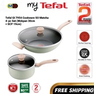 Tefal 4 Pcs Cookware Set So Matcha  (G179S4) Kuali /Periuk /Alat memasak (WokPan 30cm + SaucePan 18c