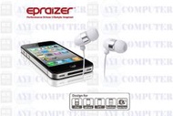 Epraizer Hi-Fi 立體聲環繞 超重低音耳機 EP-300 - 白色 內建手機免持麥克風 iPhone HTC iPod