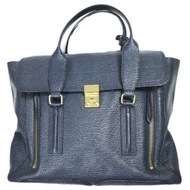 3.1 Phillip Lim PASHLI 中型手提包 Pashli 中型手提包 海軍藍 兩用皮革單肩包 [二手] [3.1 Phillip Lim]