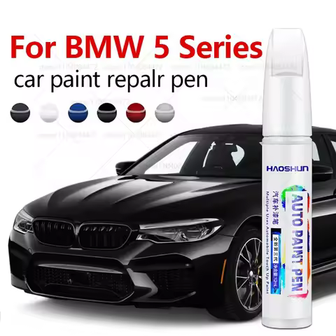Car Paint Repair Pen For 1972-2025 BMW 5 Serie Paint Scratch Repair Accessories White 300 Black 416