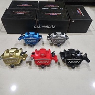 2P CALIPER AS SHOWN IN THE PICTURE RIGHT AND LEFT 2P CALIPER PLUS BRAKE PADS