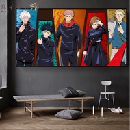 Japanese anime Jujutsu Kaisen Childrens Room Large Size Picture Living Room Art Decoration Home Deco
