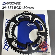 39-53 teeth 2-stage bicycle disc, 39-53T 2-stage bicycle sprocket, Chain disc for BCD 130 crankshaft