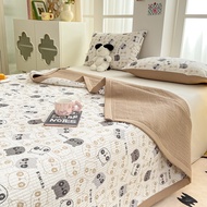 Alls Wonderland ผ้าปูที่นอนแบบรัดมุม 100% คอตตอน 3 ฟุต 3.5 ฟุต 5 ฟุต 6 ฟุต ผ้าปูที่นอนแบบรัดมุม 1200