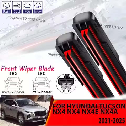 Car Wiper Blades For Hyundai Tucson NX4 NX4 NX4E NX4A 2021-2025 Windshield Windscreen Front Window B