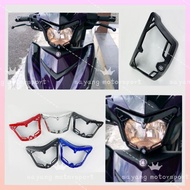Y15ZR V1 HEAD LAMP FRAME COVER Y15ZR V1 HEAD LAMP GUARD COVER Y15ZR V1 head lamp frame YMH logo