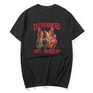 Funny Experienced Handler Meme T Shirts For Men Women Fashion Trend Humor T-Shirts 100% Cotton Overs