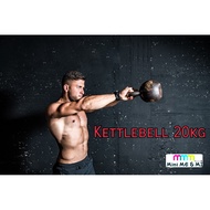 [Ready Stock] Vinyl Coated Cast Iron Kettlebell 20 KG