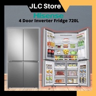 【Hisense】Side By Sides Refrigerator 4 door refrigerator Hisense Fridge - RQ758N4ASV   (refrigerator/fridge/peti ais/冰箱)