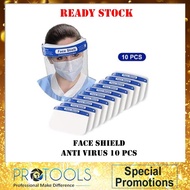 Face Shield Anti Virus 10 PCS 【Ready Stock】