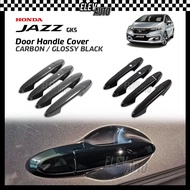 Honda Jazz GK5 2014 - 2021 Door Handle Cover CARBON BLACK Accessories 2015 2016 2017 2018 2019 2020