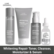 LUXE ORGANIX Whitening Repair Toner, Cleanser, Moisturizer, Serum & Underarm