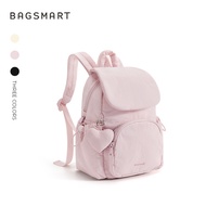 BAGSMART กระเป๋าเป้มินิน่ารักสำหรับผู้หญิง กระเป๋าเป้สำหรับนักเรียน น้ำหนักเบา กันน้ำ กระเป๋าเป้สำหร