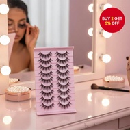 10 pairs Little Devil Manga Eyelash False Eyelash Supernatural Lower Eyelash Black Terrier