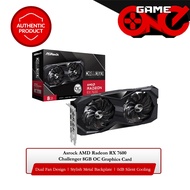 Asrock AMD Radeon RX 7600 Challenger 8GB GDDR6 OC Graphics Card GPU