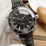 Omega Seamaster 600m diving watch original ice blue luminous, ceramic ring mouth mechanical watch