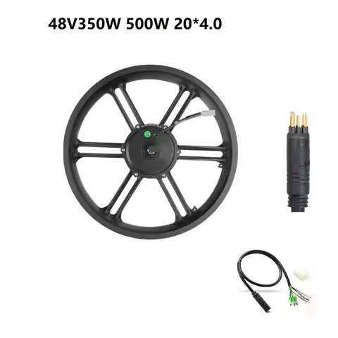 OUXI V8 Rear Hub Motor Electric Bike 48V 500W 750W 1000W 20*4.0 Inch Fat Tire Off Road E-bike Adult 