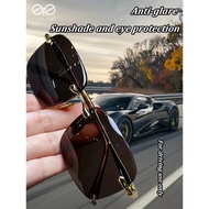 Eyeglasses, UV Protection, For Men's Driving, Distinctive Crystal Black Eyeglasses