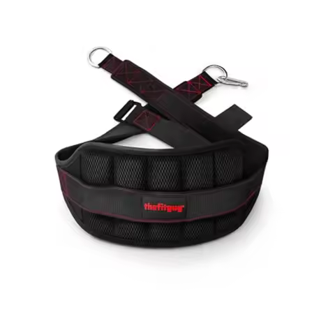 Ultimate Belt for Belt Squats Rack Attachment and Squat Machine Structured Back Support Stays Low Du