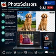 PhotoScissors 9.3.1 Latest 2025 Lifetime For Windows 64-Bit Background Remover Photo Editing Softwar