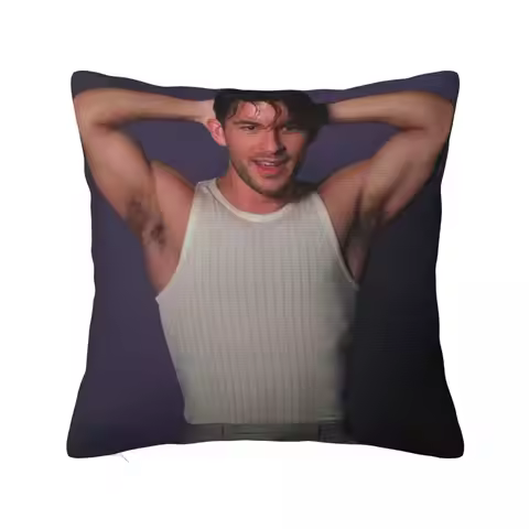 Jonathan Bailey Pillowcase Soft Polyester Cushion Cover Decorations Throw Pillow Case Cover Home Squ