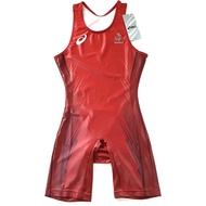Men's Wrestling Singlet Red Pro Elite Team France Pro Leichtathlet Issue Leotard Outfit Underwear GY