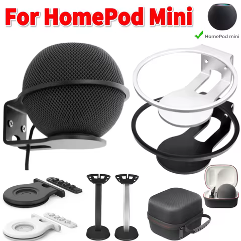 Wall Bracket Holder For Homepod Mini Speaker Accessories Metal Wall Mount Saving Space for Apple Hom