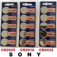 Battery Button SONY CR2032 CR2025 CR2016 CR2430 CR2450 CR1632 CR1220 CR1616 CR1620 SR621 SR626 SR927