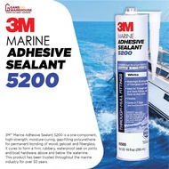 3M™ Marine Adhesive Sealant 5200 Polyurethane Waterproof Boat Sealant High Strength Permanent Bond