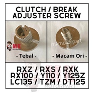 CLUTCH / BRAKE ADJUSTER SCREW RXZ RXS RXK RX100 Y110 Y125z LC135 TZM DT125 YSS SS2 / Lever Holder Ca