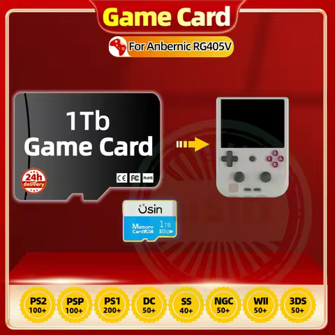TF Game Cards For Anbernic RG405V RG CUBE Android Gaming Console Retro Playstation PS2 PSP PS1 3DS G