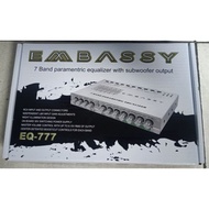 Limited parametric Equalizer embassy 7 BAND Equalizer EQ-777