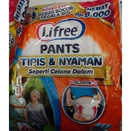 Lifree Pants Diaper Pants / Adult Diapers (Size: M / L / Xl Per 1 Sachet)