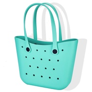 HHSME Beach Bag Rubber Tote Bag, Travel Tote Bag Waterproof Sandproof for Boat Pool Camping, Travel 