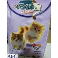 EKO CAT 7KG/APLUS CAT DRY FOOD 8kg (OCEAN FISH & FISH&CHICKEN) makanan kucing 8kg