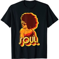 70s Retro Soul Adult T-Shirt Men's Fashion Tops Imported Distro Men'sWanita