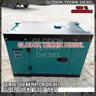 Miliki Genset Diesel Super Silent Matrix Mtx 6800 Es 5000 Watt