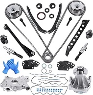 Timing Chain Kit Oil w/Water Pump Phasers VVTs Fits for 2004-2008 F150 F250 F350 5.4L 05-08 Navigato