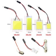 Automobile Modified T10 Double Pointed BA9s LED License Plate Light COB